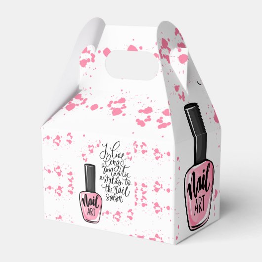 爪、 ネイルサロンスタイル フェイバーボックス (正面サイド)