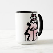 爪、 ネイルサロン引用文スタイル マグカップ (正面右)