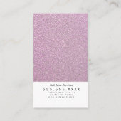 爪、 ネイルサロン美しいアーティストQRコードフェイクグリッター 名刺 (裏面)