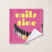 爪、 ネイルサロン飾スタイル バスタオルセット (ウォッシュタオル)