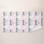 爪、 ネイルサロン飾スタイル バスタオル (バスタオル)