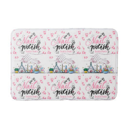 爪、 ネイルサロン飾スタイル バスマット