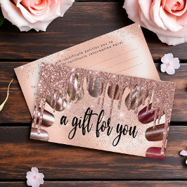 爪、 ネイルスタイリッシュバラ金ゴールド