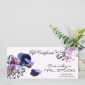 爪、 ネイルスタジオおよびサロンギフト証明書 (スタンド正面)