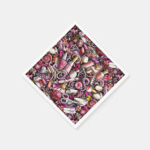 爪、 ネイルスタジオパターン スタンダードカクテルナプキン (角)
