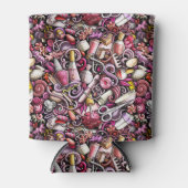 爪、 ネイルスタジオパターン 缶クーラー (正面)