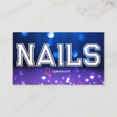 爪、 ネイルスタジオ名刺QRコード 名刺 (裏面)