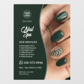 爪、 ネイルスパカスタムウィンドウの固定 ウィンドウサイン (シート)