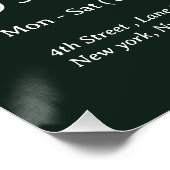 爪、 ネイルスパカスタム光沢ポスター ポスター (コーナー)