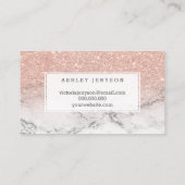 爪、 ネイルタイポグラフィバラ金ゴールドグリッター 名刺 (裏面)