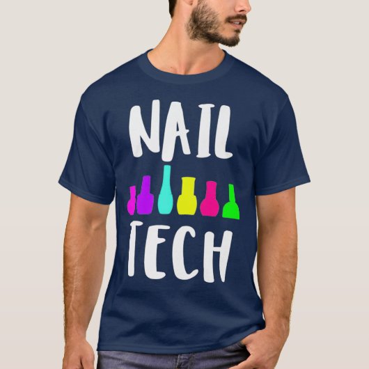 爪、 ネイルテクカワイイネイリストポーリッシュの贈り物 Tシャツ (正面)