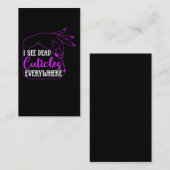 爪、 ネイルテクユーモア化粧品爪、 ネイルマニクリスト 名刺