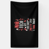 爪、 ネイルテックとタトゥー 横断幕 (縦)