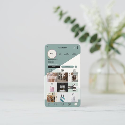 爪、 ネイルテックの名刺 |ネイルアーティストカスタムカード 名刺 (スタンド正面)