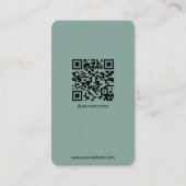 爪、 ネイルテックの名刺 |ネイルアーティストカスタムカード 名刺 (裏面)