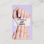 爪、 ネイルテックカスタムQR名刺 名刺 (正面)