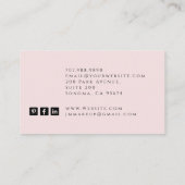 爪、 ネイルテックタロットカード名刺 名刺 (裏面)