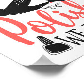 爪、 ネイルテックネイルアーティストで爪、 ネイルポーランドWe Trust ポスター (角)