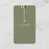 爪、 ネイルテックネイルサロンセージミニマル 名刺 (正面)