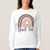 爪、 ネイルテックレインボー、ネイリスト鑑賞 スウェットシャツ (正面)