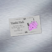 爪、 ネイルテック磁気名刺 マグネット名刺 (インサイチュ)