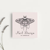 爪、 ネイルデザインアクリルマニキュアペディキュアバタフライ スクエア名刺