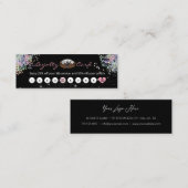 爪、 ネイルデザインサービス顧客割引ロイヤリティカード ロイヤリティカード (正面/裏面)