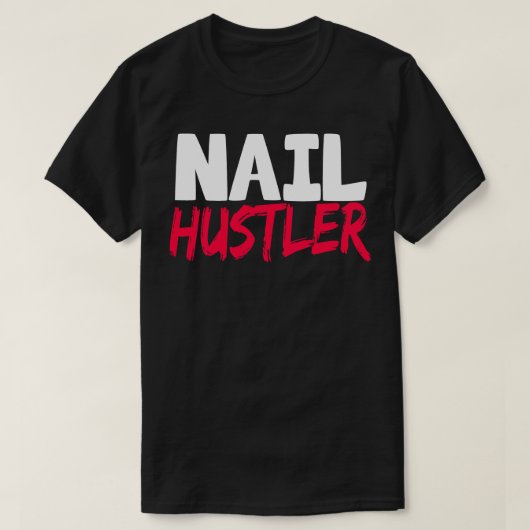爪、 ネイルハスラー Tシャツ (デザイン正面)
