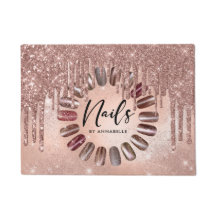 爪、 ネイルバラ金ゴールドタイポグラフィ