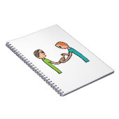 爪、 ネイルバーサロン技術者 ノートブック (右側)