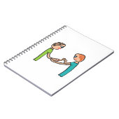 爪、 ネイルバーサロン技術者 ノートブック (左側)