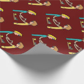 爪、 ネイルバーサロン技術者 ラッピングペーパー (角)