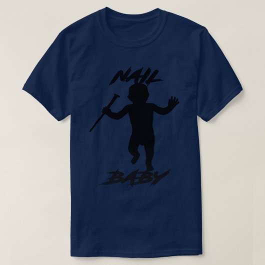 爪、 ネイルバ Tシャツ (デザイン正面)