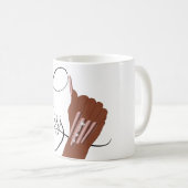 爪、 ネイルボス、ネイリスト、バラ金ゴールド広場 コーヒーマグカップ (正面右)