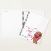 爪、 ネイルボス,ネイリスト，長い爪、 ネイル，マニキュア プランナー手帳 (ディスプレー)