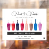 爪、 ネイルポーランドカラーセットネイルサロン ウィンドウサイン (シート2)