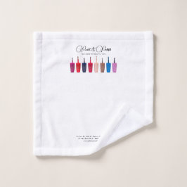 爪、 ネイルポーランドカラーセットネイルサロン ウォッシュタオル