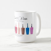 爪、 ネイルポーランドカラーセットネイルサロン コーヒーマグカップ (正面右)