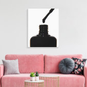 爪、 ネイルポーランドキャンバスプリント キャンバスプリント (インサイチュ (リビング))