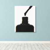 爪、 ネイルポーランドキャンバスプリント キャンバスプリント (インサイチュ (ウッドフロア))