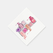 爪、 ネイルポーランドスタック スタンダードカクテルナプキン (角)