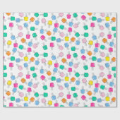 爪、 ネイルポーランドスパパーティーマニキュア美しい誕生日 ラッピングペーパー (フラット)