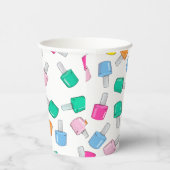 爪、 ネイルポーランドスパパーティーマニキュア美しい誕生日 紙コップ (右)