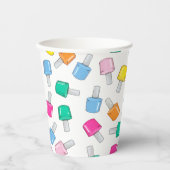 爪、 ネイルポーランドスパパーティーマニキュア美しい誕生日 紙コップ (正面)