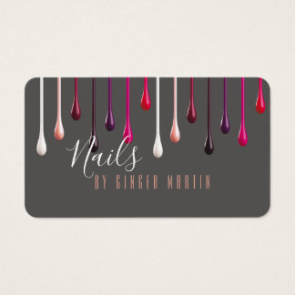 爪、 ネイルポーランドドリップ