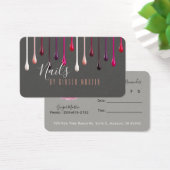 爪、 ネイルポーランドドリップ (デスク)