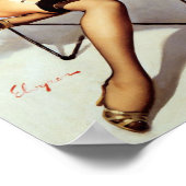 爪、 ネイルポーランドピンアップ ポスター (角)