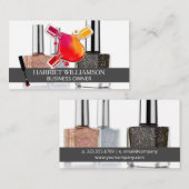 爪、 ネイルポーランドブラシ |ボトル名刺 名刺 (正面/裏面)