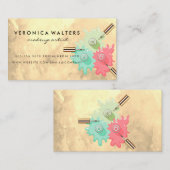 爪、 ネイルポーランドボトルこぼれ |美しい ロイヤリティカード (正面/裏面)