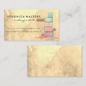 爪、 ネイルポーランドボトルスタック滴下 ロイヤリティカード (正面/裏面)